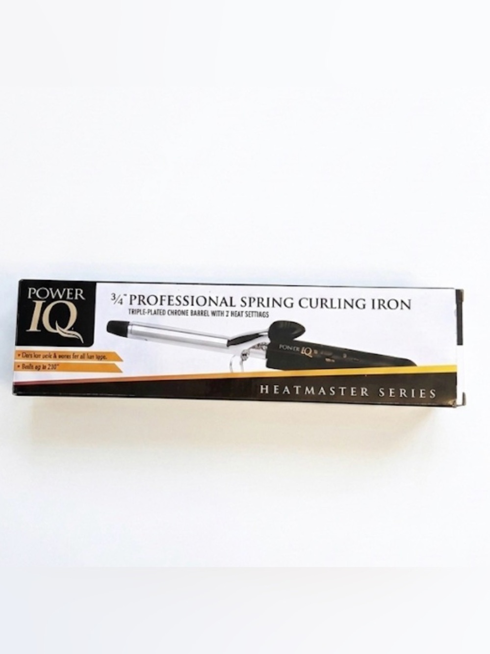 Power IQ 3/4" Professional Spring Curling Iron